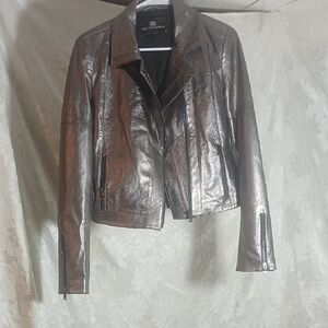 Tart Collections Metallic Leather Jacket